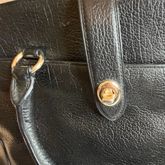 Coach black Mercer 33 Satchel NWOT - Picture 3 of 8